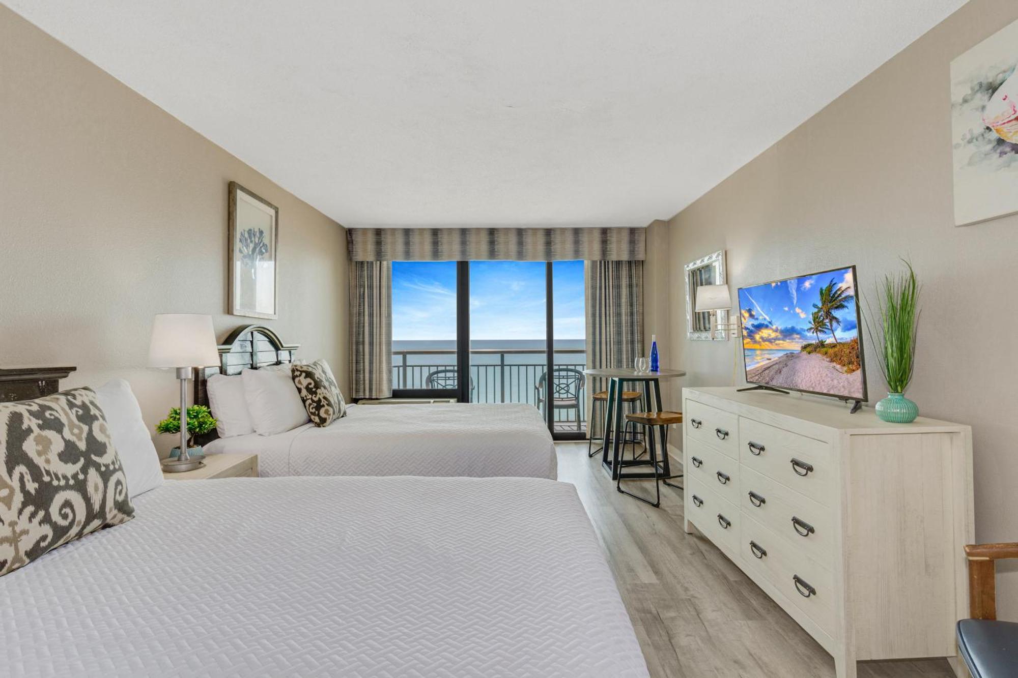 Oceanview Studio Escape With Beach Steps Away! 1828 Myrtle Beach Exteriör bild