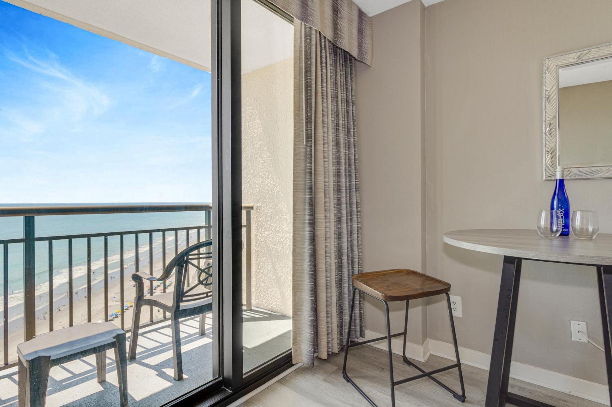 Oceanview Studio Escape With Beach Steps Away! 1828 Myrtle Beach Exteriör bild