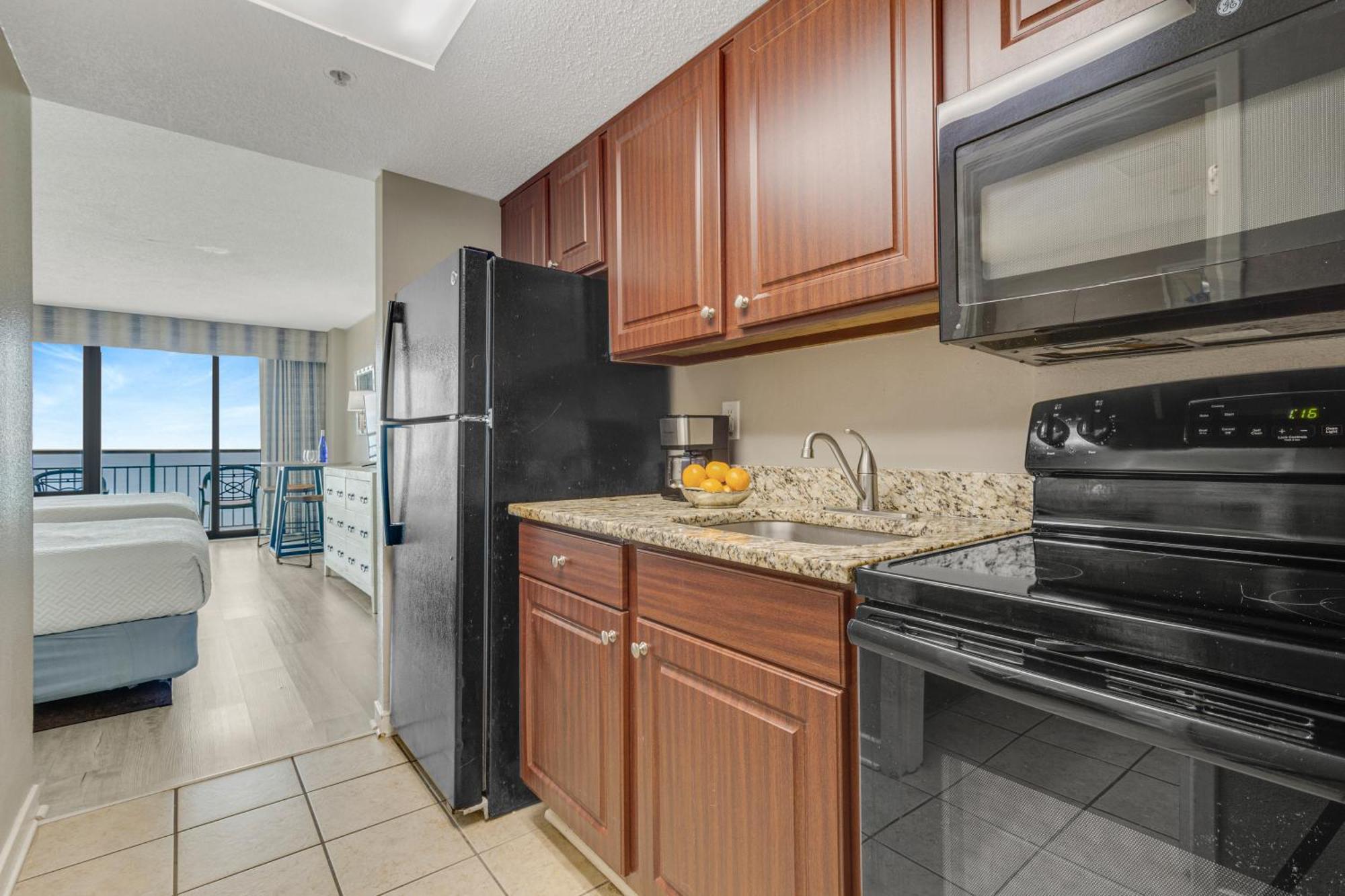 Oceanview Studio Escape With Beach Steps Away! 1828 Myrtle Beach Exteriör bild
